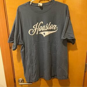 Houston tx Texas blue mens t-shirt xxl